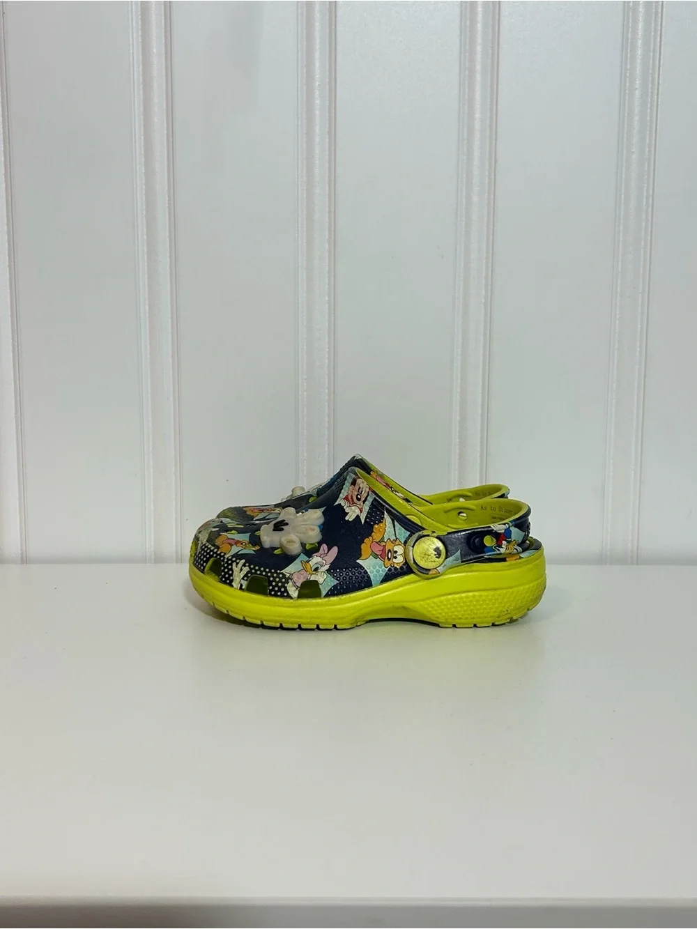 Croc Disney blue green Mickey and friends